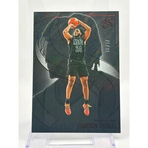 2024-25 Panini Silhouette Cam Thomas FOTL Red Parallel 16/17 SSP Brooklyn Nets
